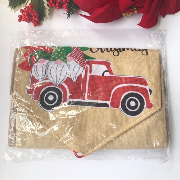 Merry Christmas table runner Cotton 3D holidays - Picture 10 of 10